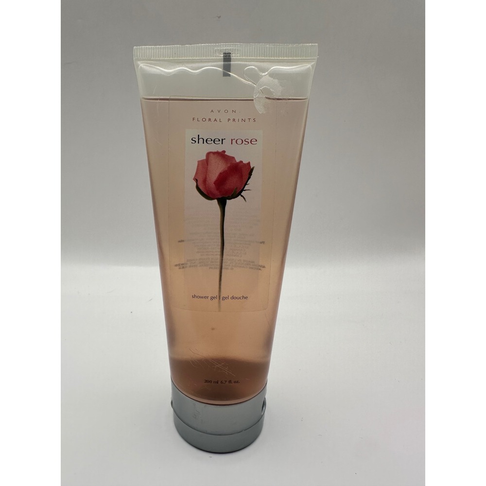 Avon Floral Prints Sheer Rose Shower Gel, 6.7 fl oz New‎ Sealed Rare